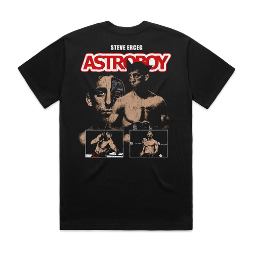 ASTROBOY FAN TEE BLACK